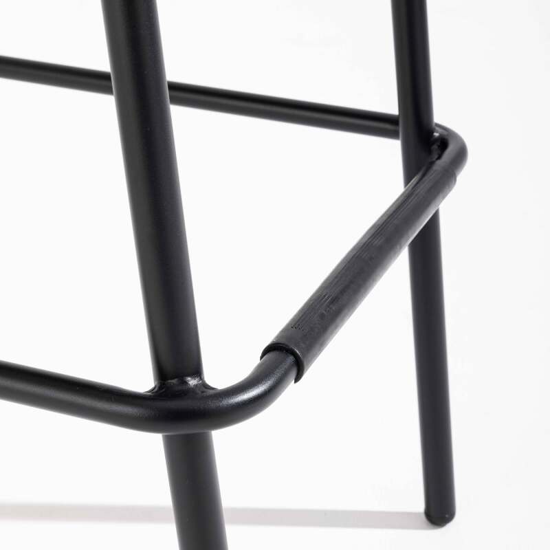 Chaise haute de restaurant en aluminium