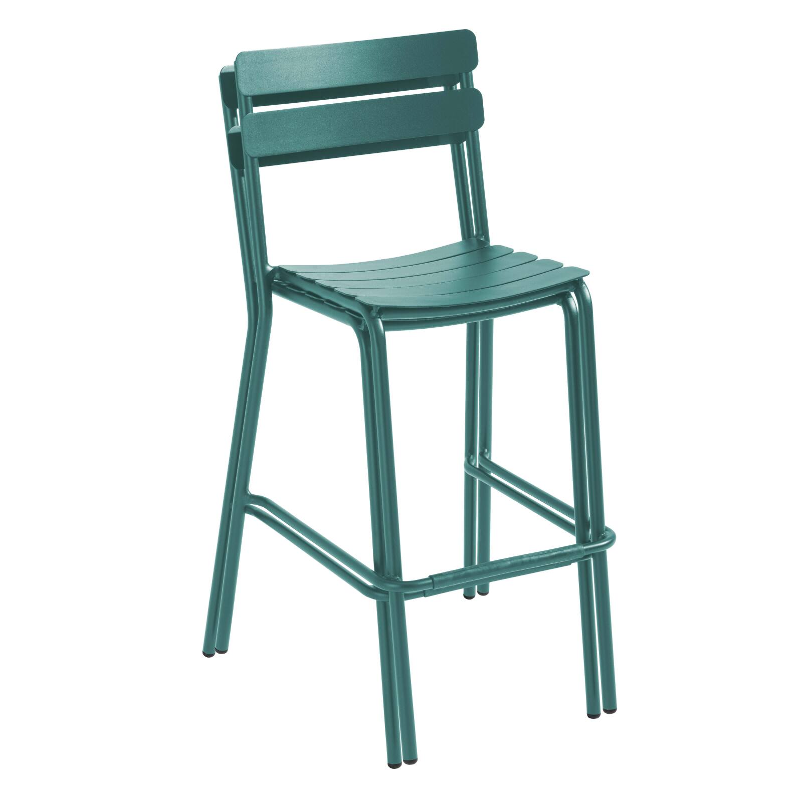 Chaise haute de restaurant en aluminium