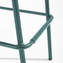 Chaise haute de restaurant en aluminium