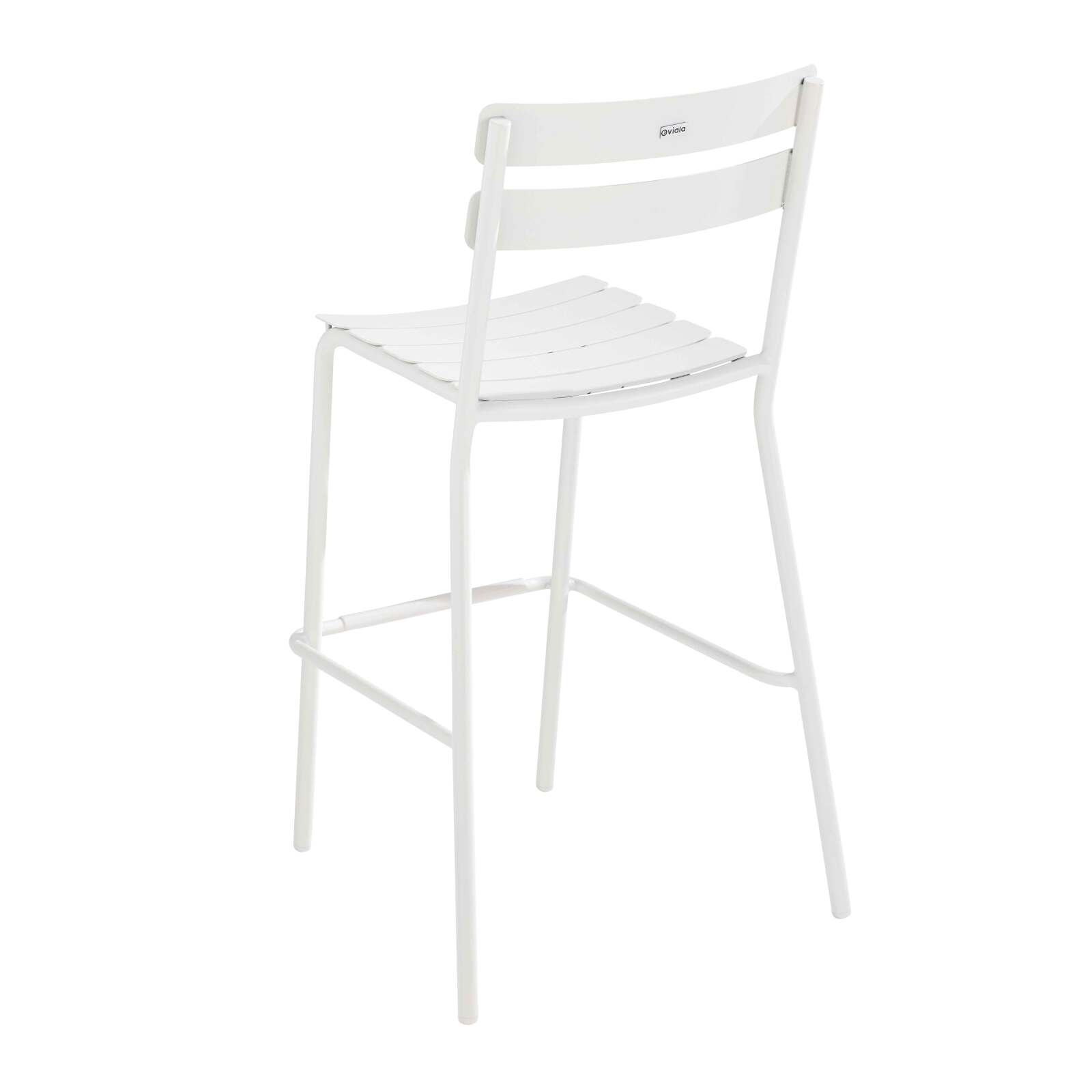 Chaise haute de restaurant en aluminium