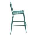 Chaise haute de restaurant en aluminium