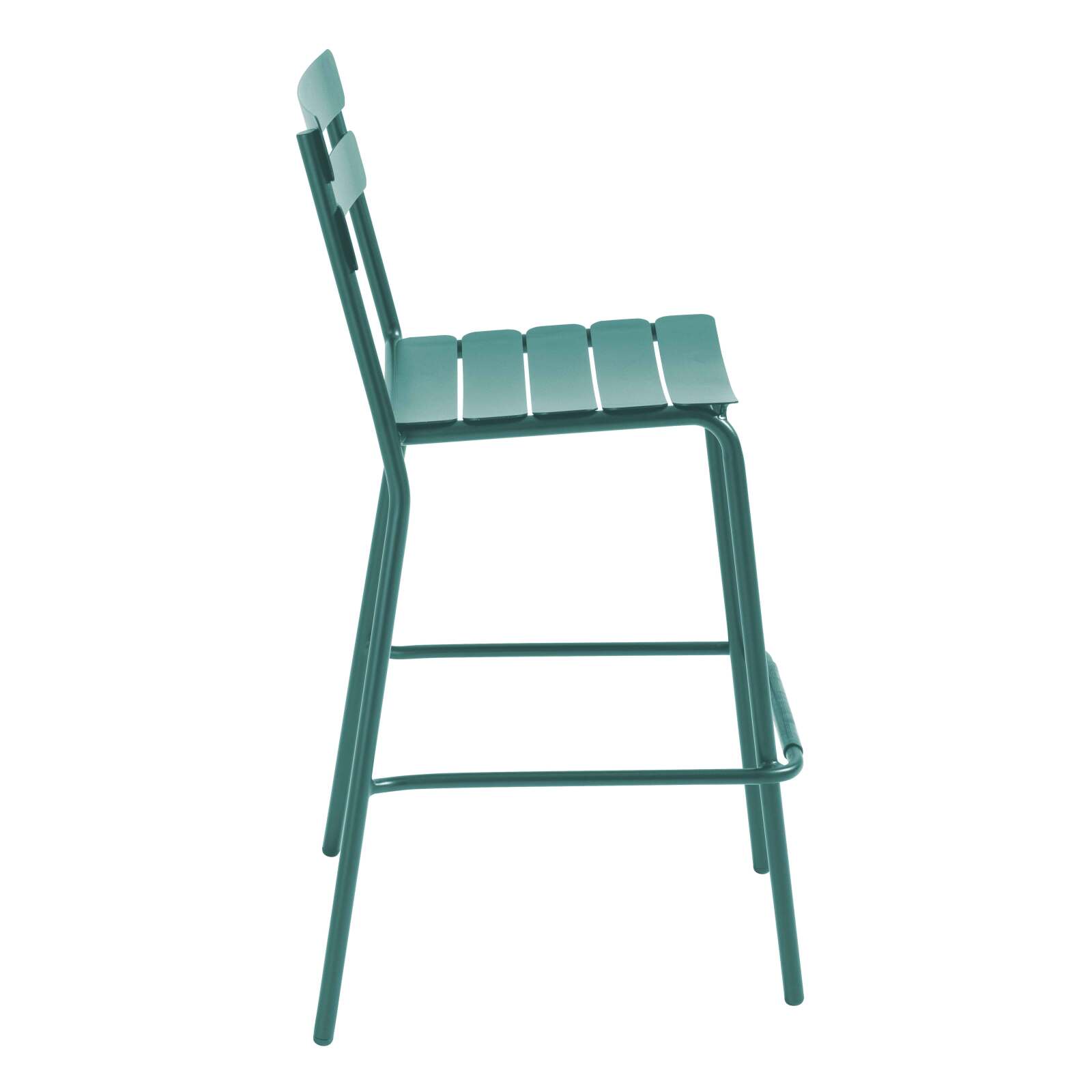 Chaise haute de restaurant en aluminium