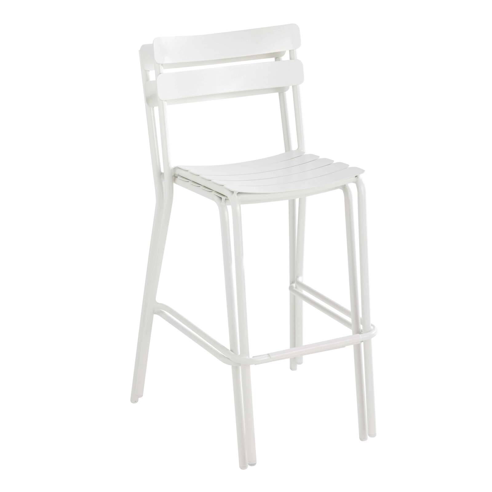 Chaise haute de restaurant en aluminium