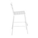Chaise haute de restaurant en aluminium