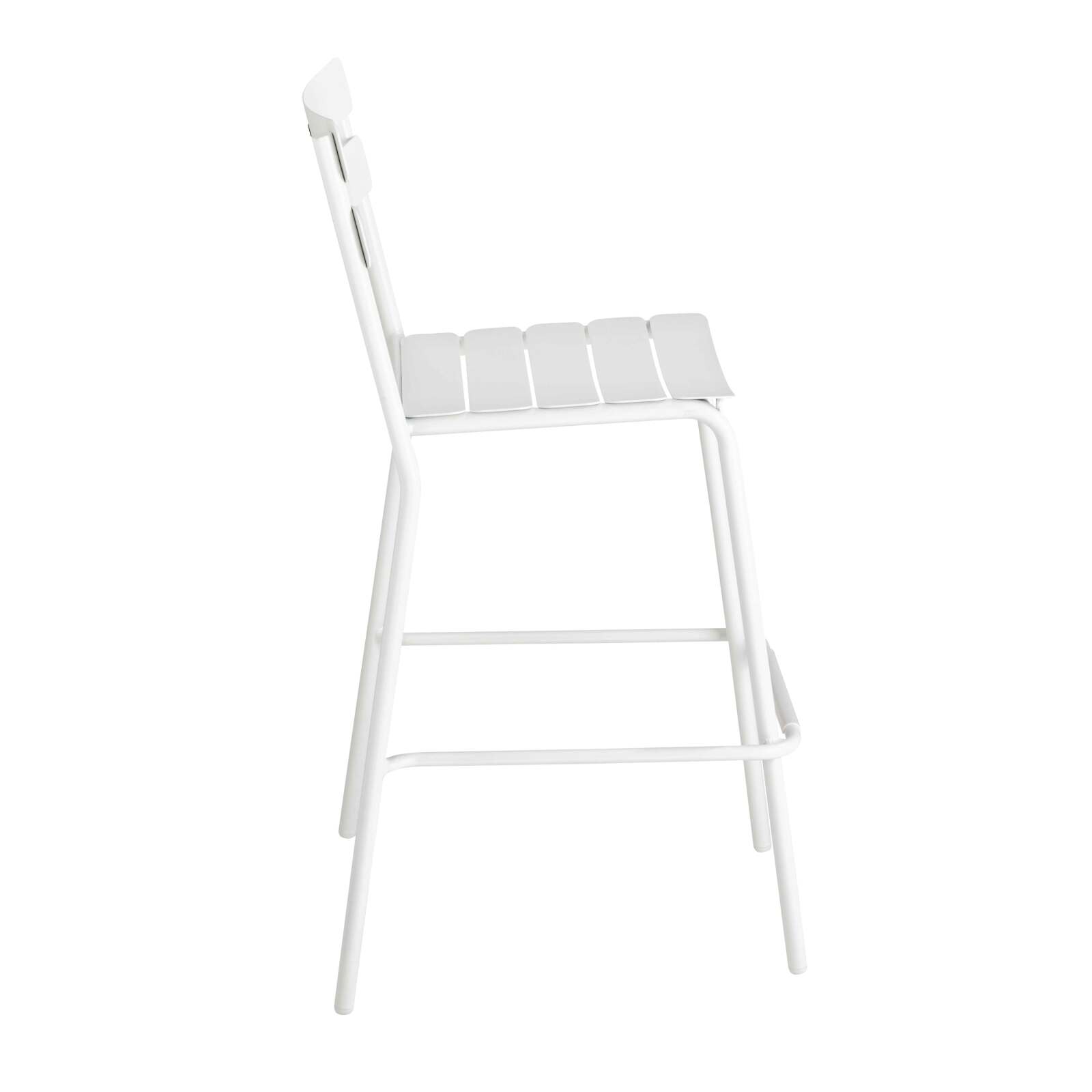 Chaise haute de restaurant en aluminium