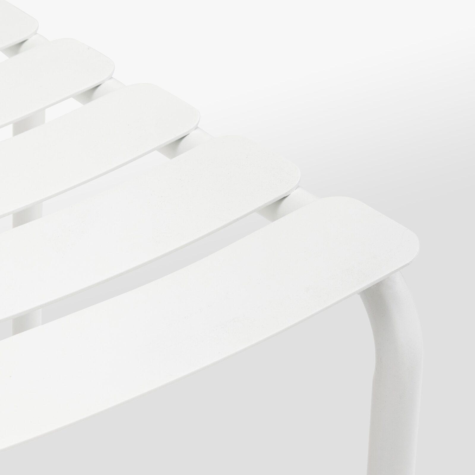 Chaise haute de restaurant en aluminium