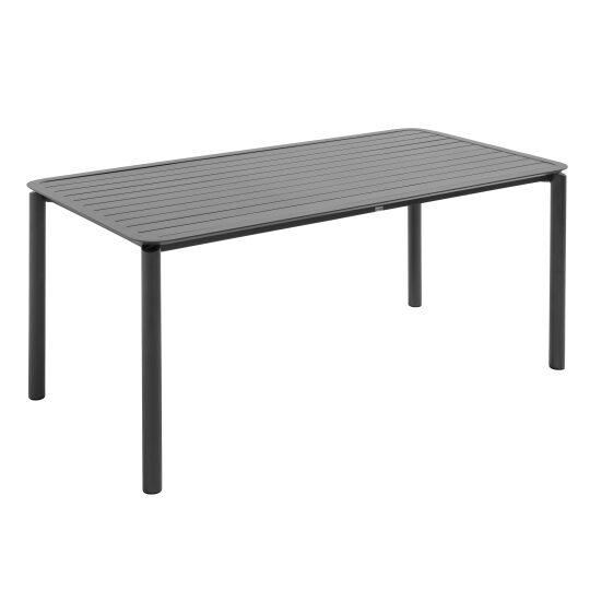 Table de terrasse de restuarant en aluminium 6 personnes 187x93 cm | Mobeventpro