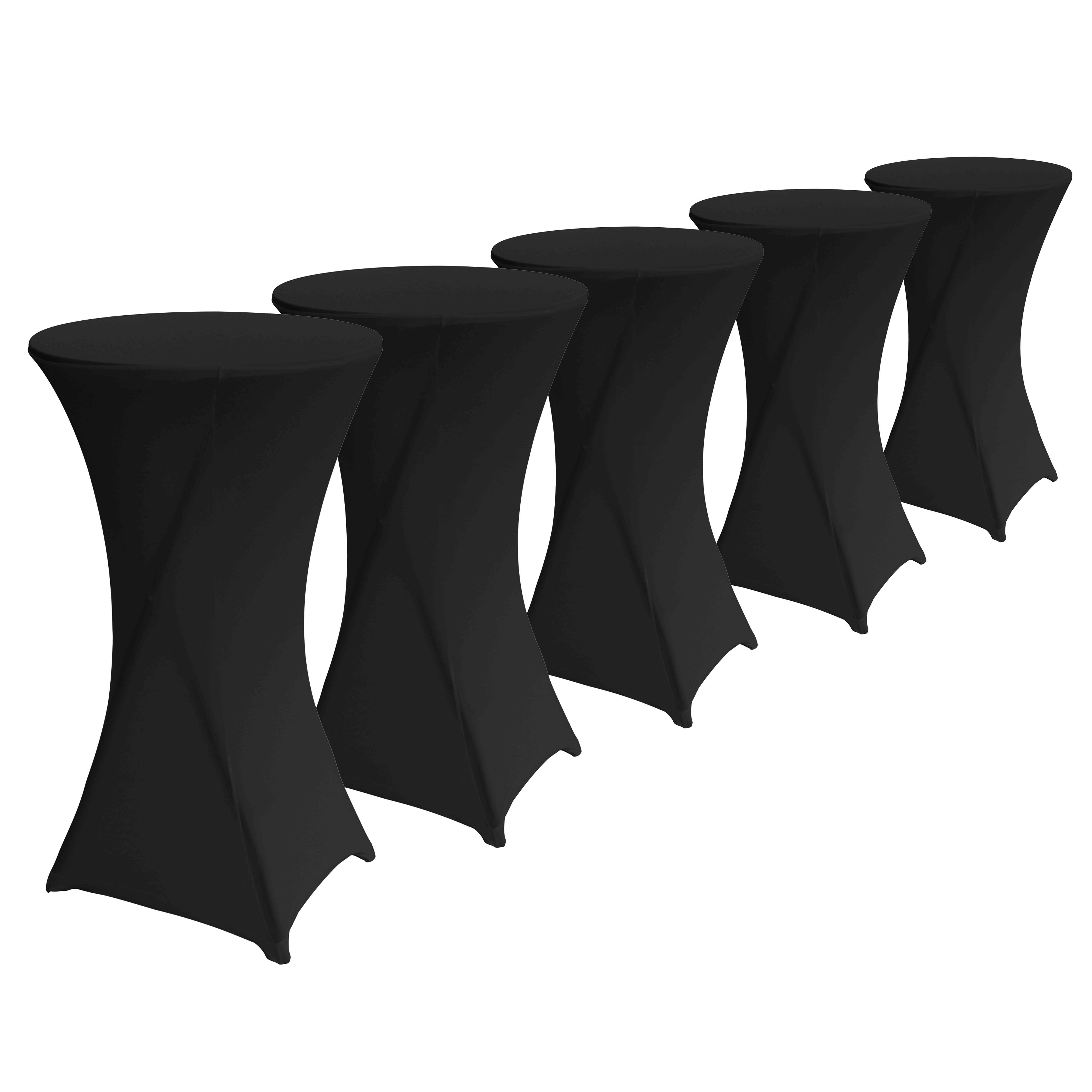 Housse mange debout 60x110 cm noire 160g - Lot de 5 - Housse mange debout 60x110 cm noire 160g - Lot de 5