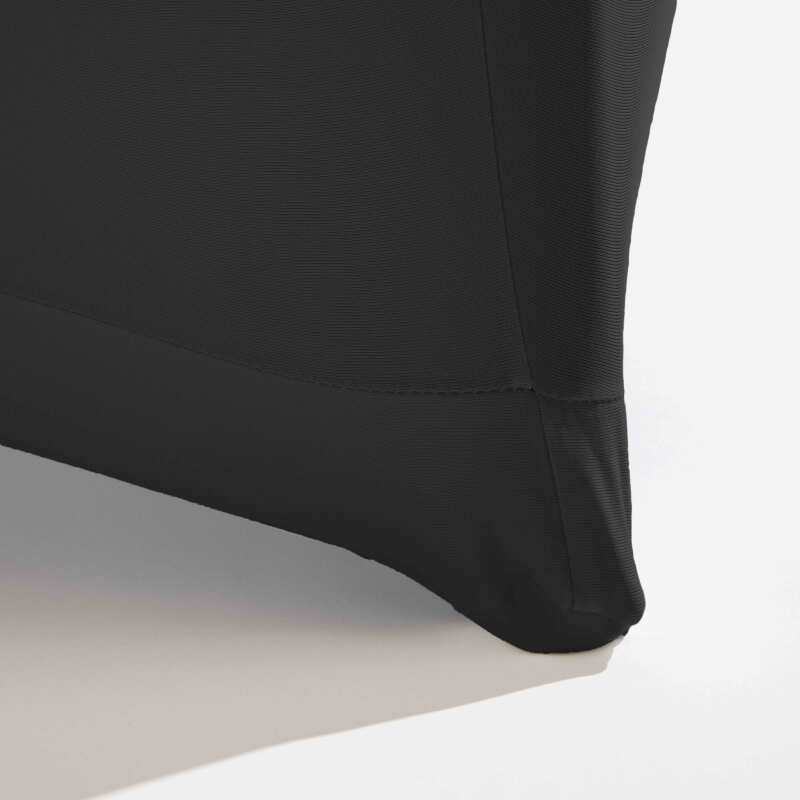 Lot de 5 housses noires pour mange debout 110 x 60 cm