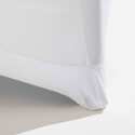 Lot de 5 housses blanches pour mange debout 110 x 80 cm