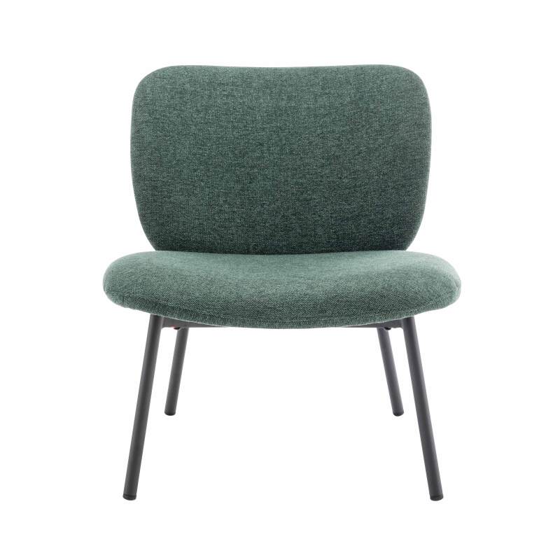 Lot de 2 fauteuils en acier et tissu (5/6)