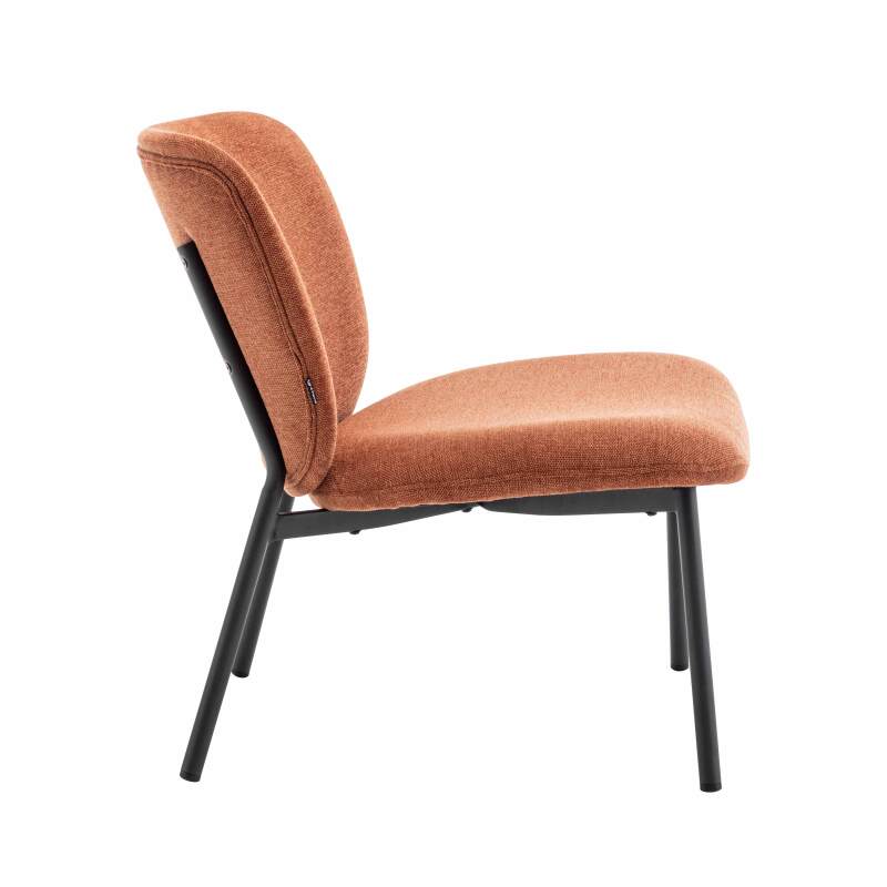 Lot de 2 fauteuils en acier et tissu (3/6)