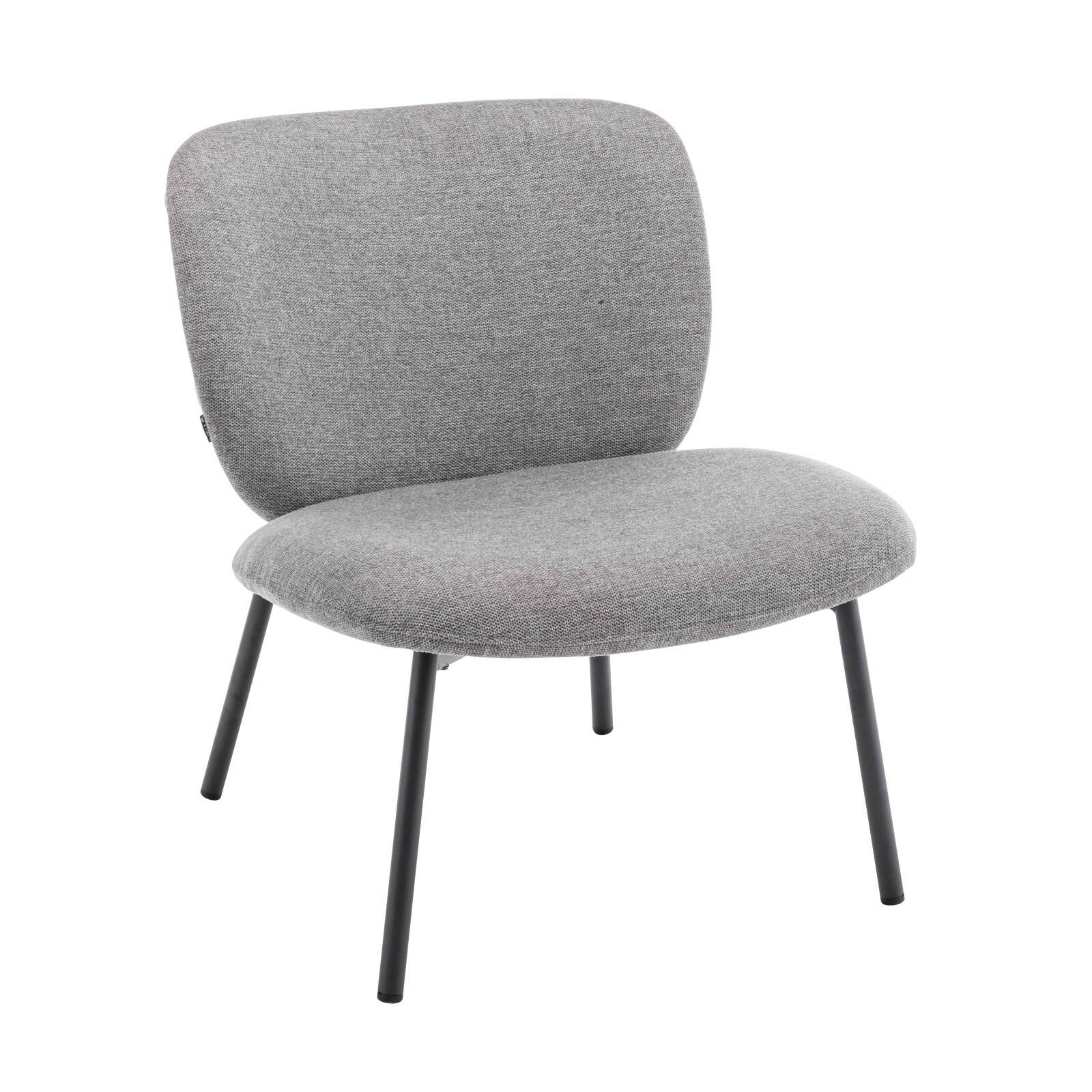 Lot de 2 fauteuils en acier et tissu Lot de 2 fauteuils en acier et tissu