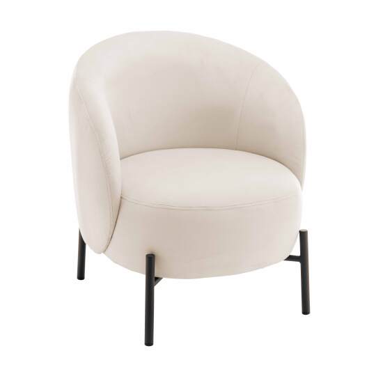 Fauteuil de restaurant relax en tissu et métal | Mobeventpro