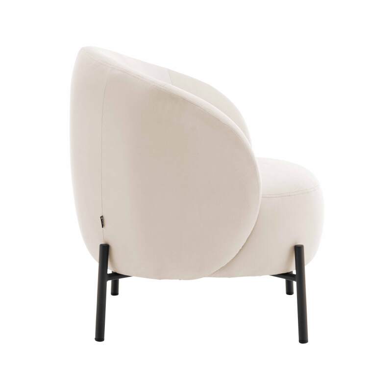 Fauteuil relax en métal et tissu (2/6)