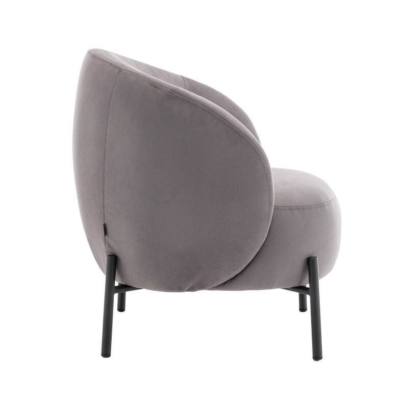 Fauteuil relax en métal et tissu