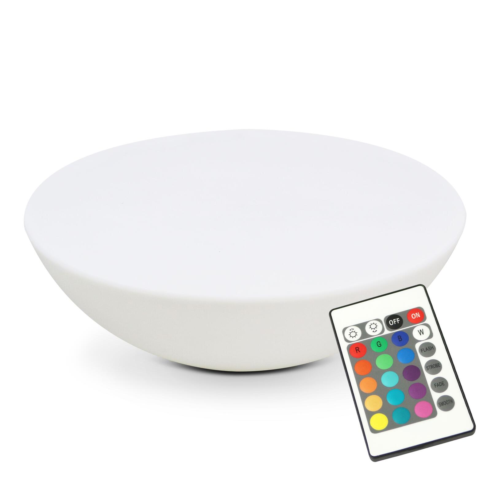Table basse ronde LED étanche sans fil - ∅81cm Table basse ronde LED étanche sans fil - ∅81cm