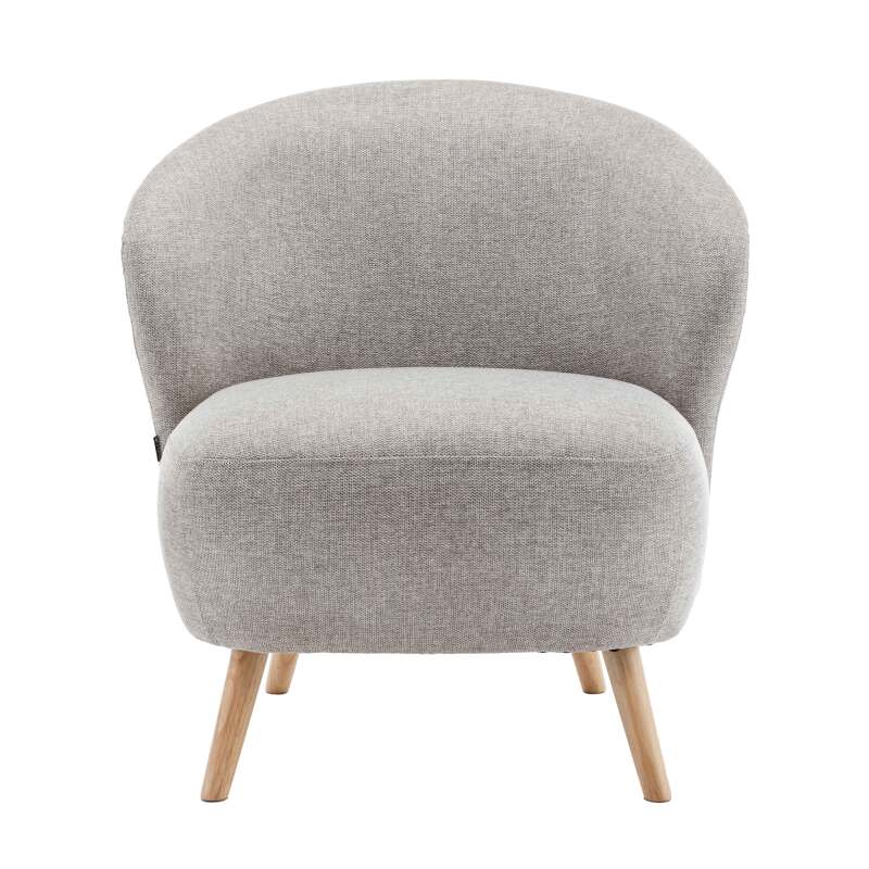 Fauteuil relax en bois et tissu (4/5)