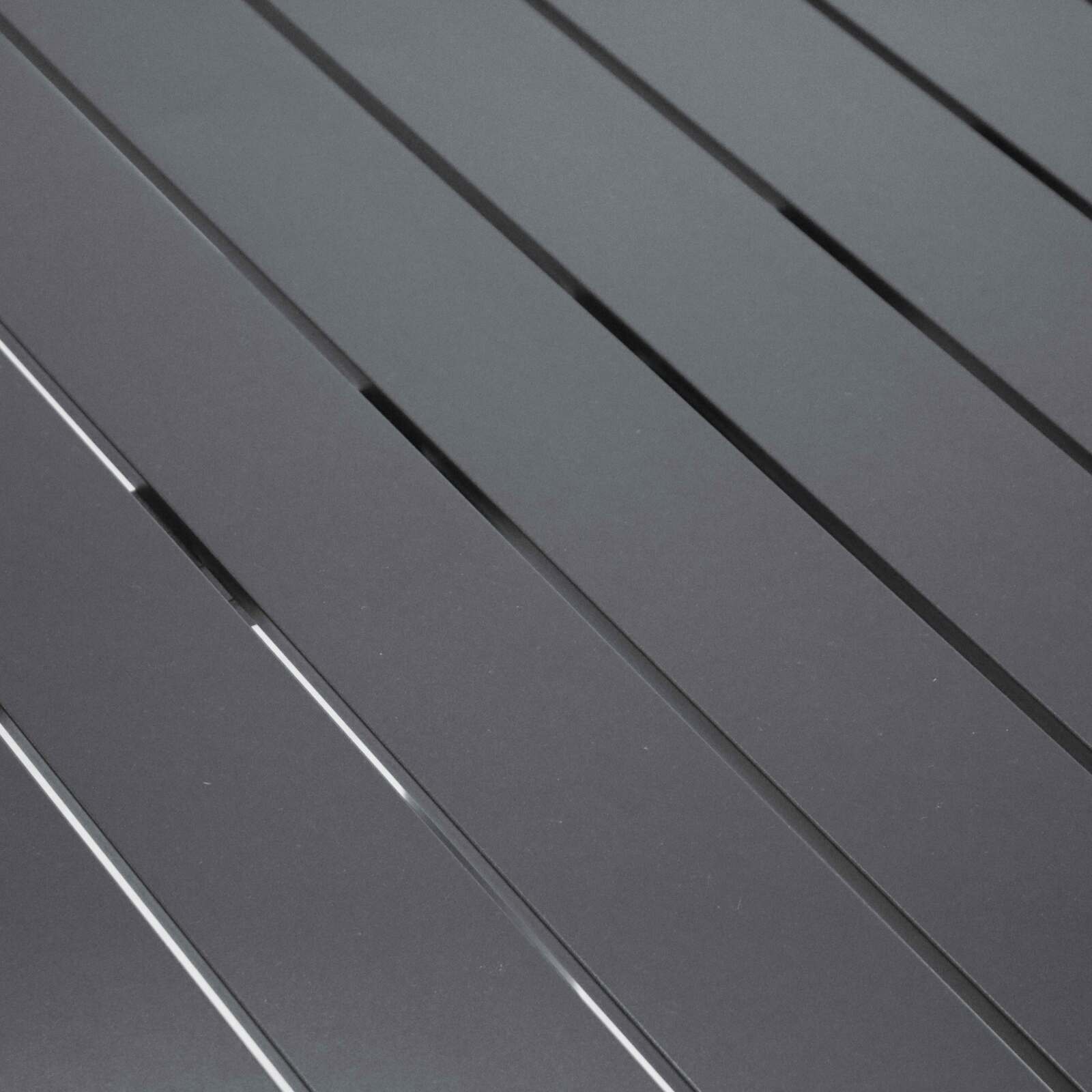 Plateau de table carré en aluminium 70x70 cm pour pied Klipo