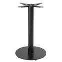 Pied de table en acier et en fonte noir ⌀45x72cm