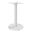 Pied de table en acier et en fonte noir ⌀45x72cm