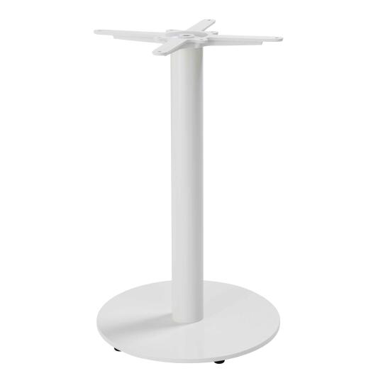 Pied de table en acier et en fonte noir ⌀45x72cm