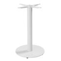 Pied de table en acier et en fonte noir ⌀45x72cm