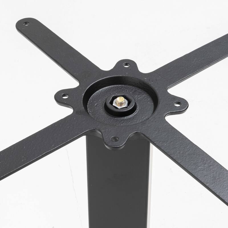 Pied de table en acier et en fonte 45 x 73 cm