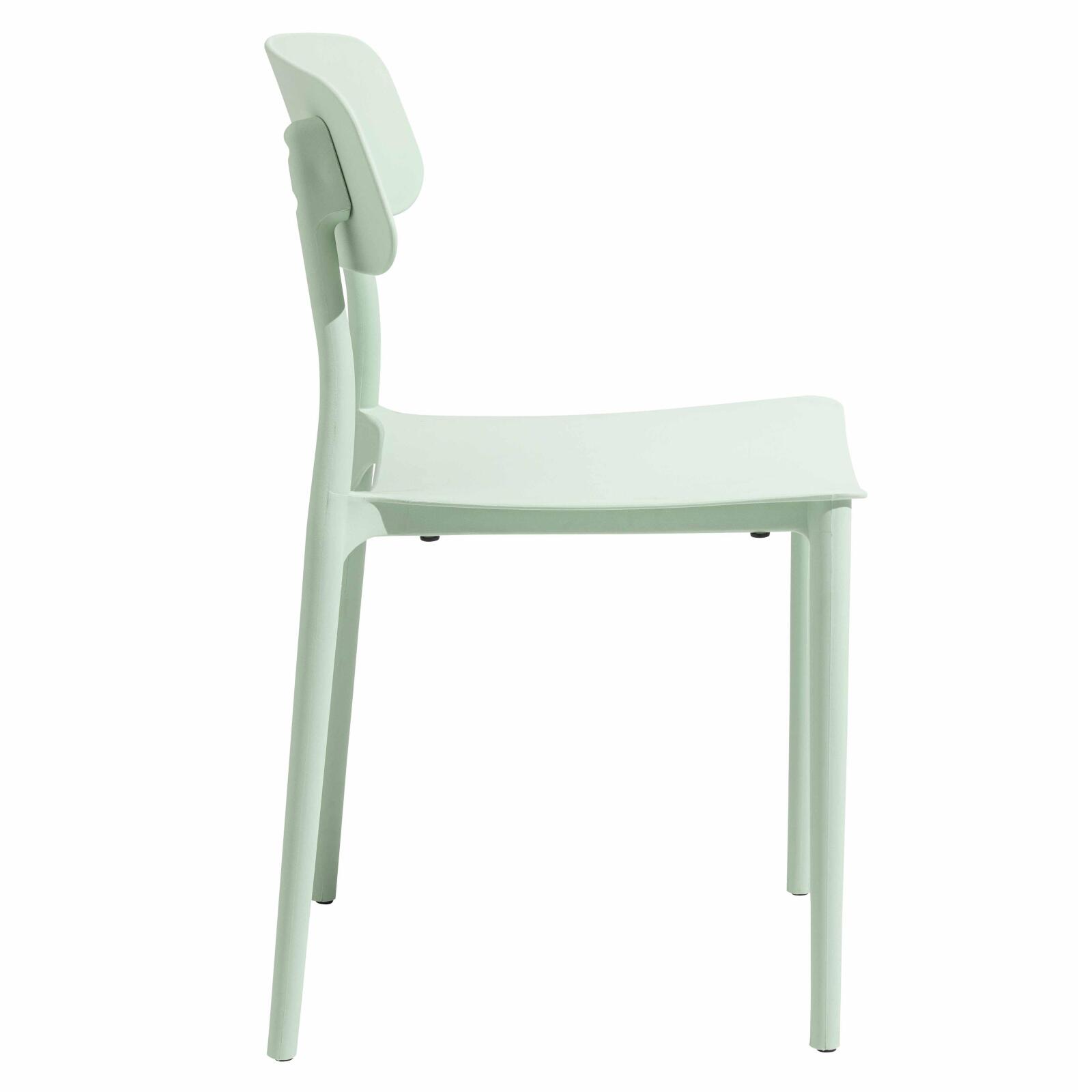 Lot de 2 chaises de restaurant en plastique