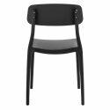 Lot de 2 chaises de restaurant en plastique