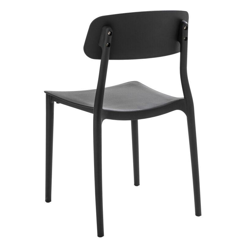 Lot de 2 chaises de restaurant en plastique