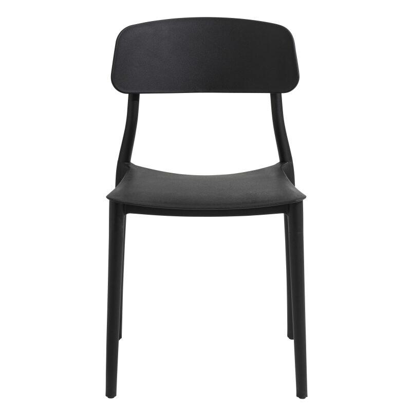 Lot de 2 chaises de restaurant en plastique