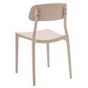 Lot de 2 chaises de restaurant en plastique
