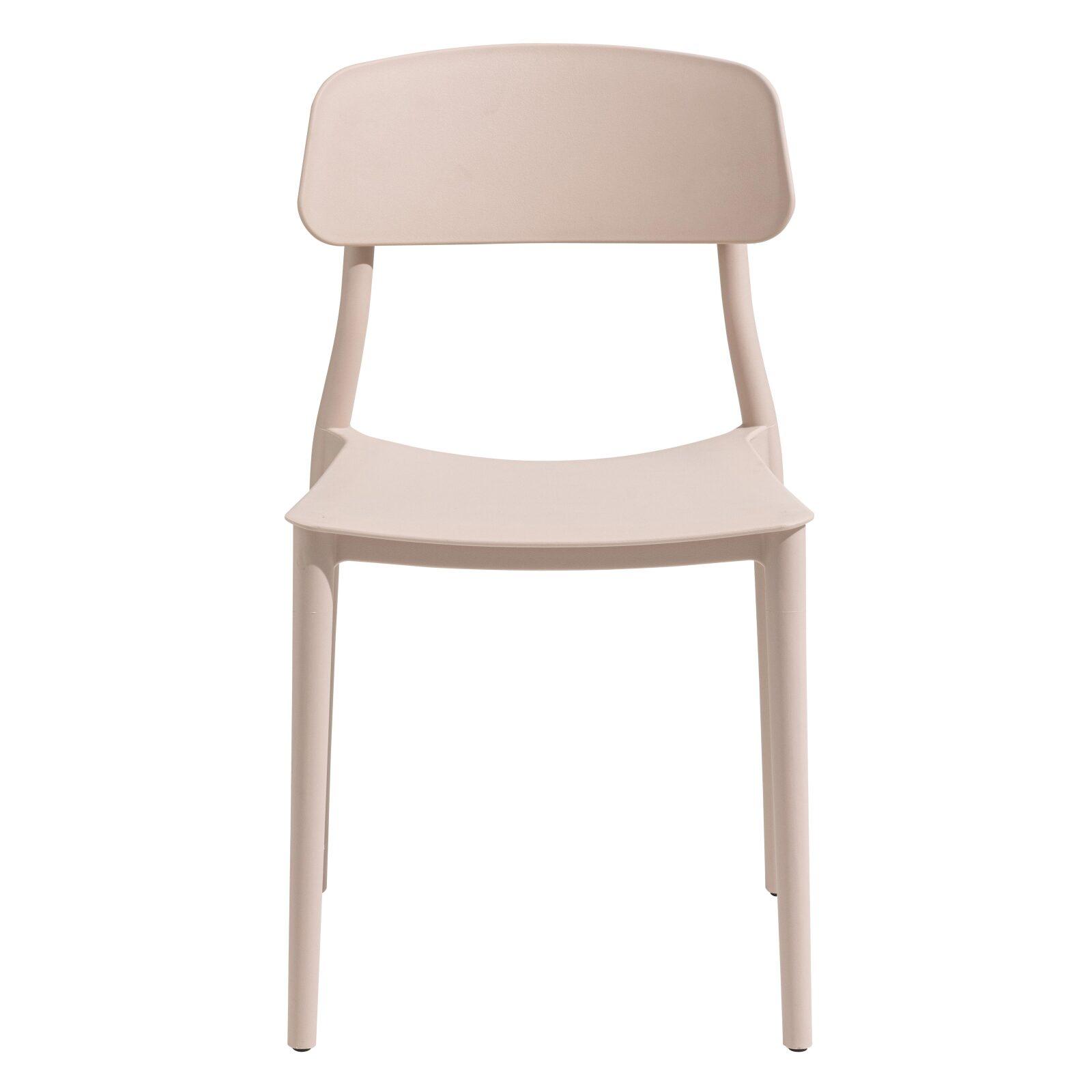 Lot de 2 chaises de restaurant en plastique
