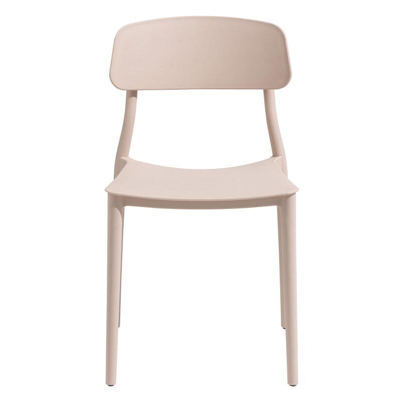 Lot de 2 chaises de restaurant en plastique