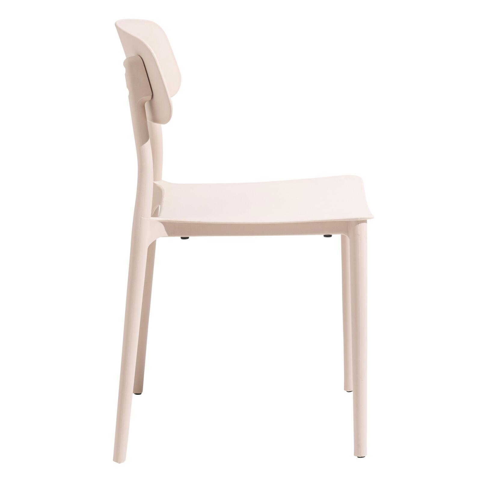 Lot de 2 chaises de restaurant en plastique