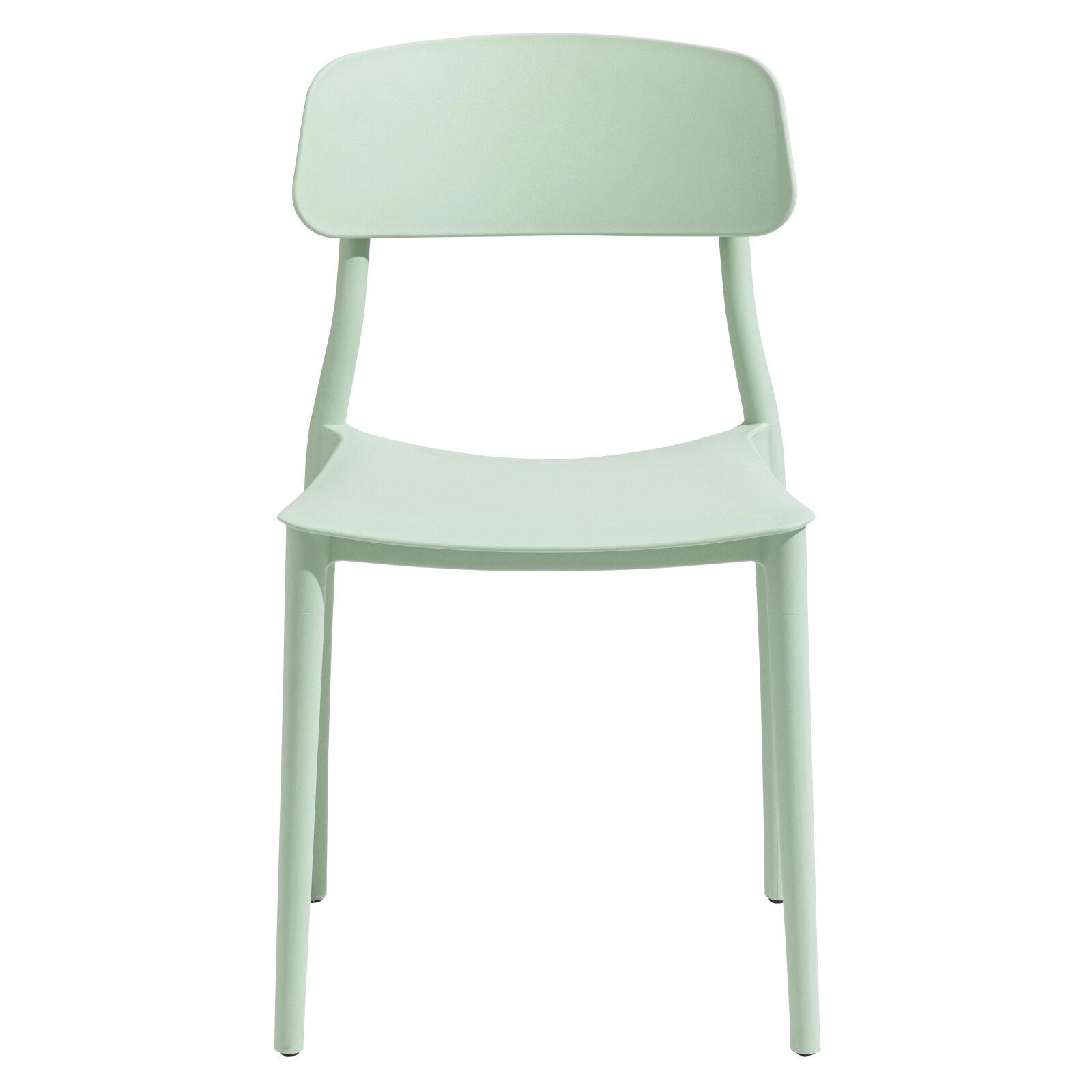 Lot de 2 chaises de restaurant en plastique