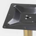 Pied de table en acier inoxydable