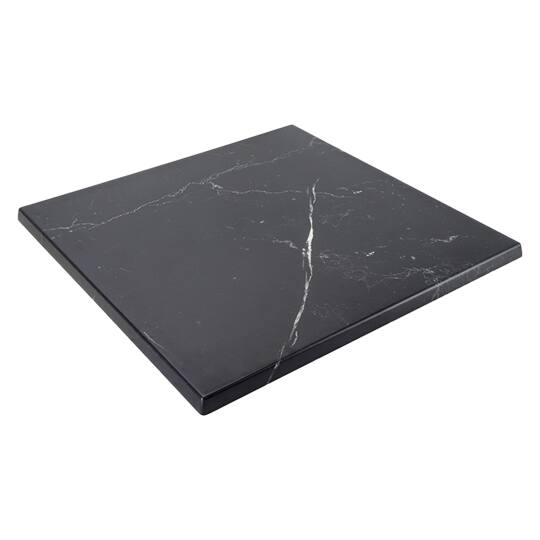 Plateau de table carré stratifié moulé en bois 70 x 70 cm | Mobeventpro