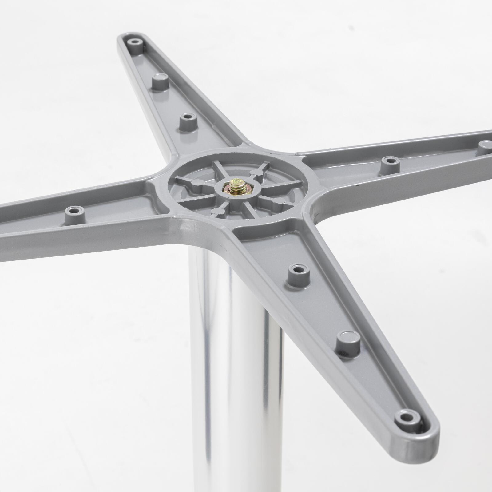 Pied de table ajustable 72/110 cm en aluminium