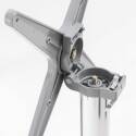 Pied de table avec système inclinable 72 cm en aluminium