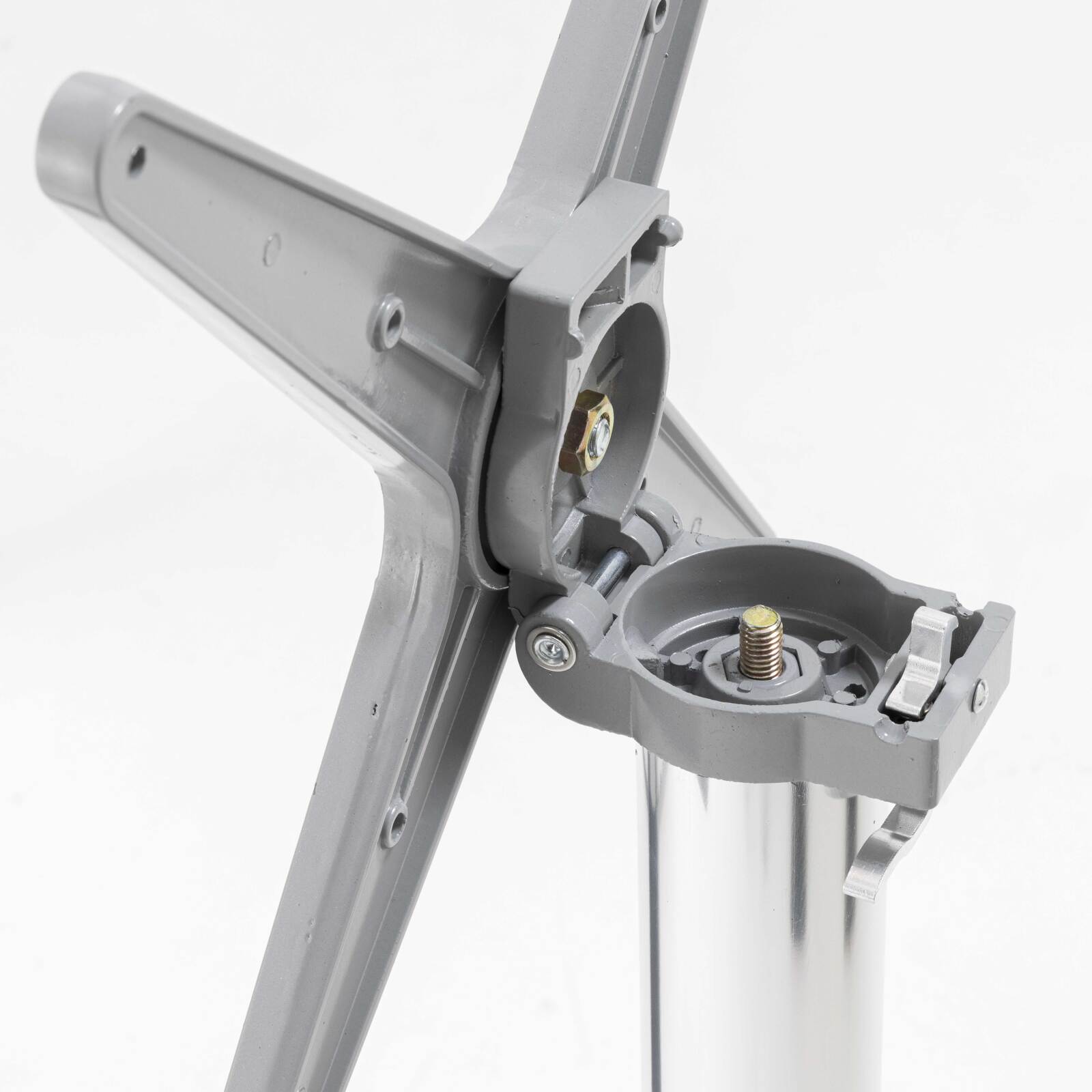 Pied de table avec système inclinable 72 cm en aluminium