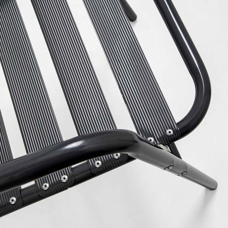 Chaise de terrasse en aluminium avec accoudoirs (6/7)