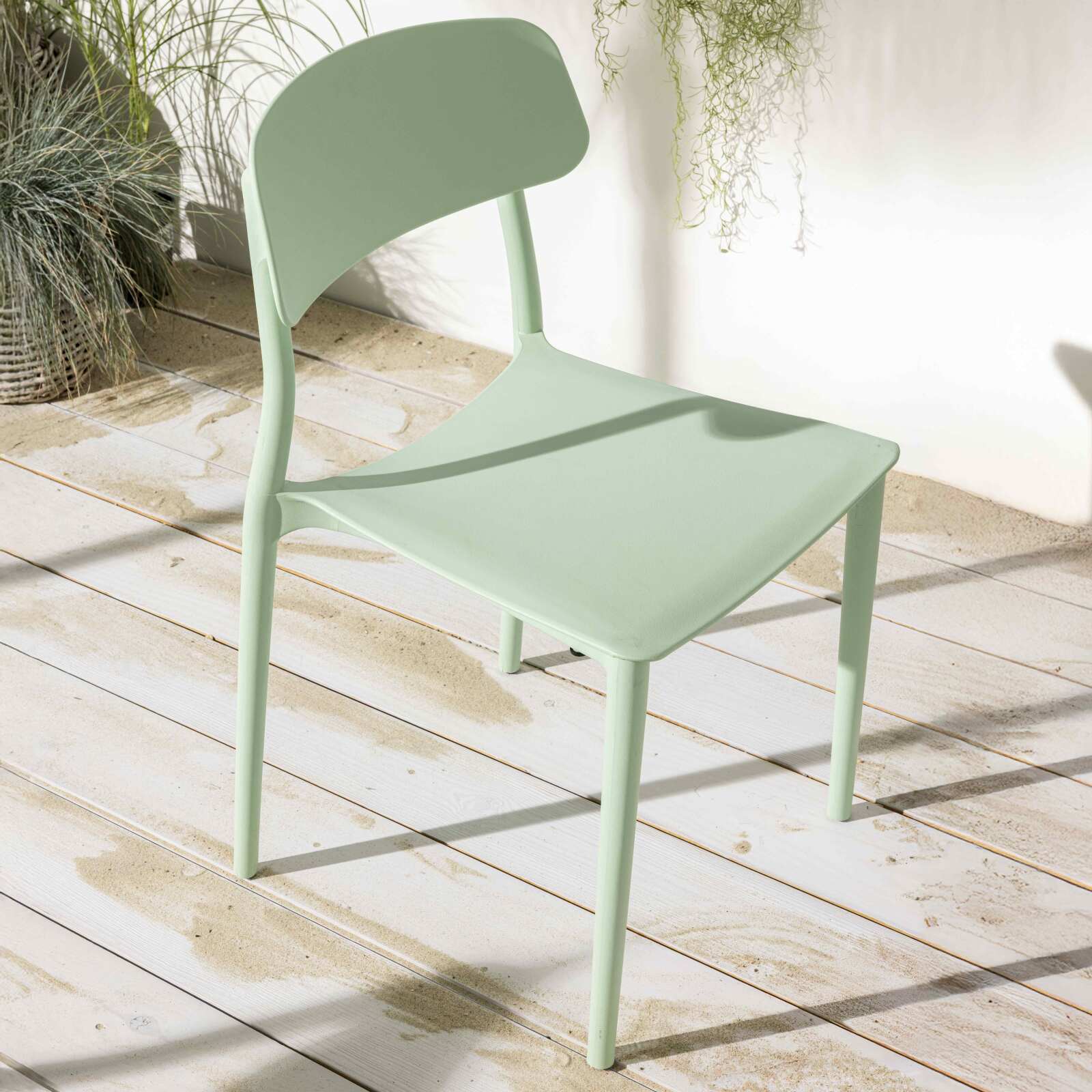 Chaises de restaurant en plastique - Lot de 2