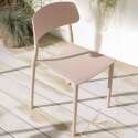 Chaises de restaurant en plastique - Lot de 2