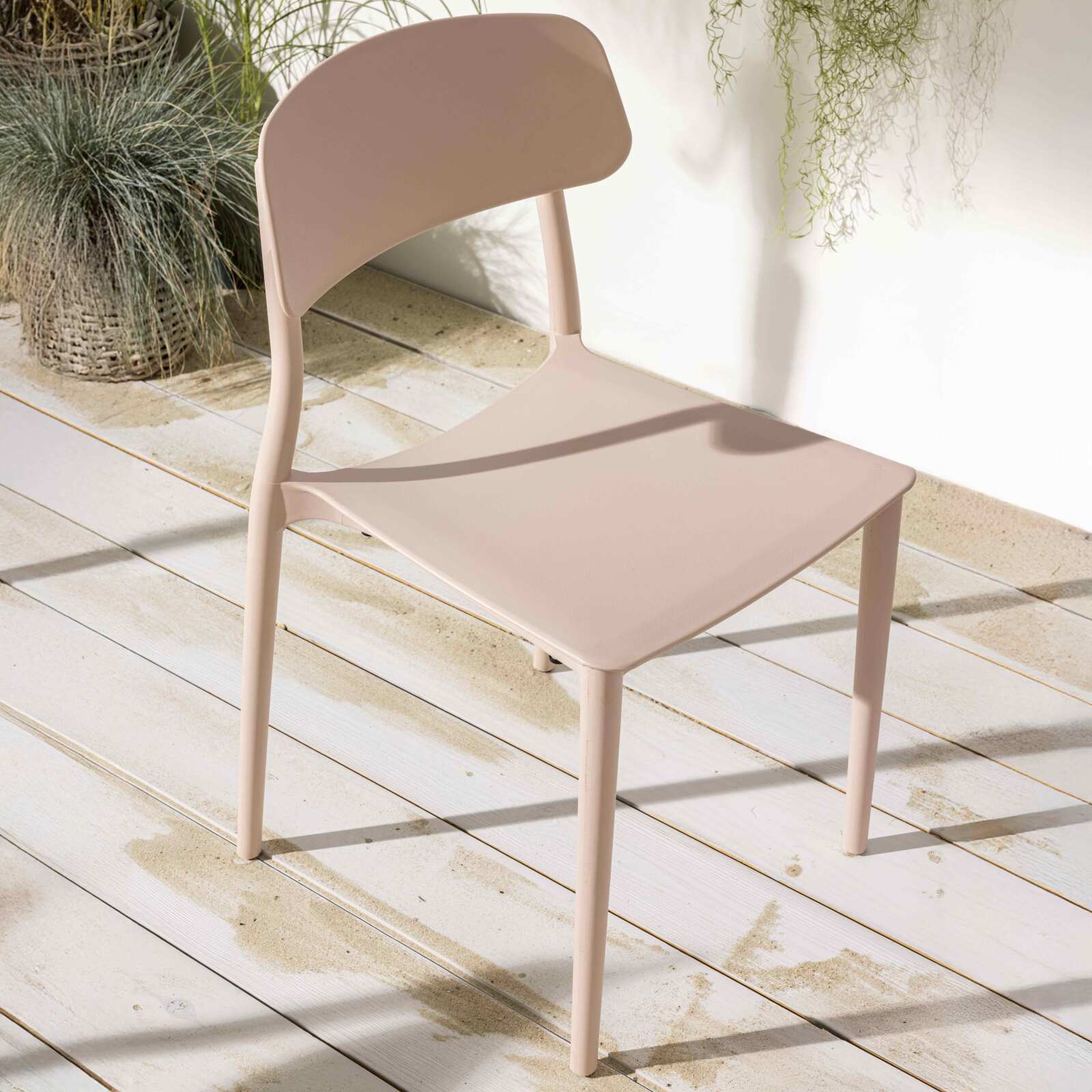 Chaises de restaurant en plastique - Lot de 2