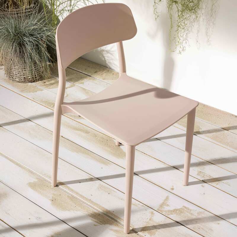 Chaises de restaurant en plastique - Lot de 2