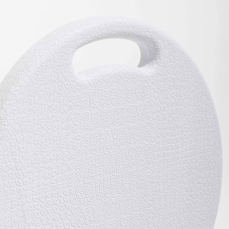 Tabouret pliant blanc en PEHD - Lot de 10