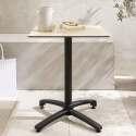 Table de restaurant carrée (70x70 cm) inclinable en HPL