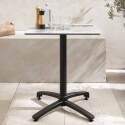 Table de restaurant carrée (60x60 cm) inclinable en HPL